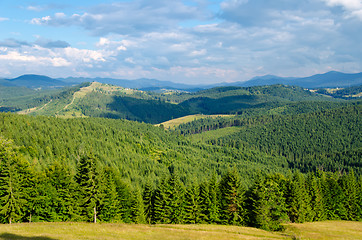 Image showing green mountain landscape