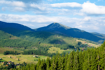 Image showing green mountain landscape