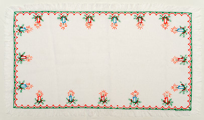 Image showing embroidered good by cross-stitch pattern