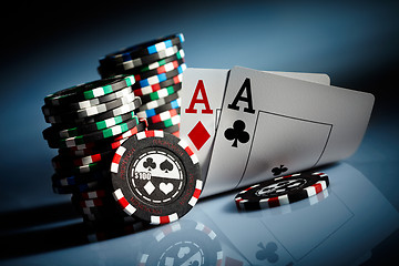 Image showing gambling chips