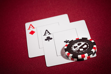 Image showing two aces