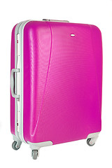 Image showing pink suitcase