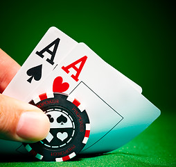 Image showing Two Aces