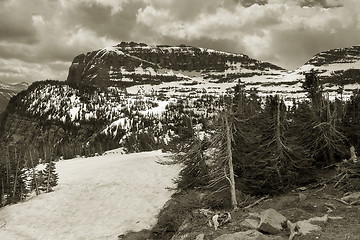 Image showing Peaks, Glacier National Park