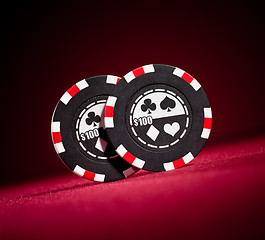 Image showing Casino gambling chips 