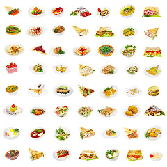 Image showing 56 dishes