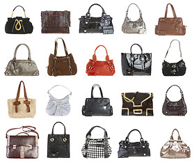 Image showing 20 handbags