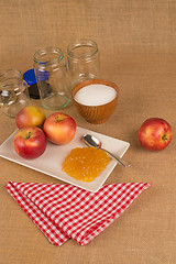 Image showing Homemade apple marmalade