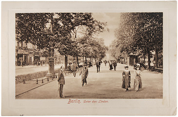 Image showing Unter den Linden Postcard