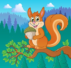 Image showing Image with squirrel theme 2