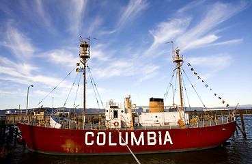 Image showing Coast Guard Lightship Columbia