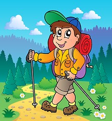 Image showing Image with hiking theme 1