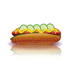 Image showing hot dog