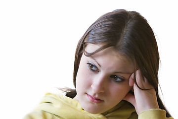 Image showing Bored teenager