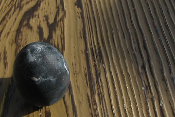 Image showing Black egg