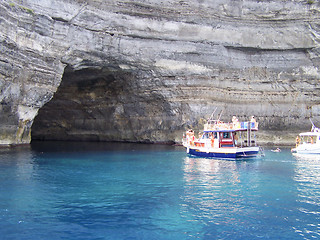 Image showing cave island of Lampedusa