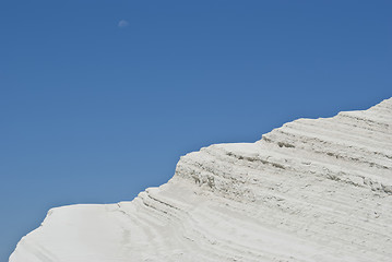 Image showing Stair of the Turkish, white mountain.Agrigento