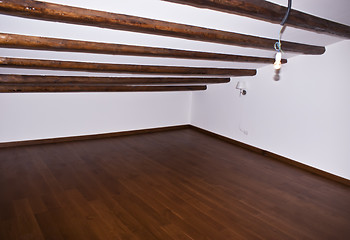 Image showing room with hardwood floors