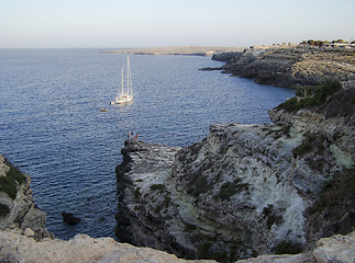 Image showing Lampedusa cove