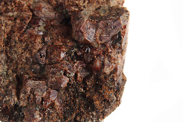 Image showing natural pyrope garnet mineral 