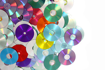 Image showing CD and DVD background