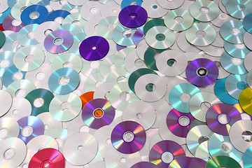 Image showing CD and DVD background