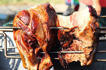 Image showing roasted pork knuckle