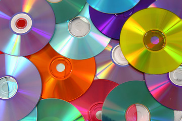 Image showing CD and DVD background