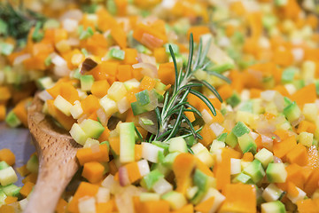 Image showing chopped vegetables 