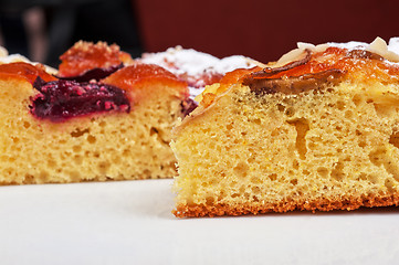 Image showing pie with apple, pear and plum