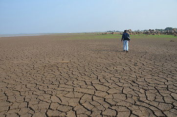 Image showing Dry land