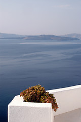 Image showing scenic view santorini