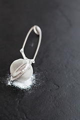 Image showing Sieve and icing sugar