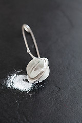 Image showing Sieve and icing sugar