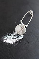 Image showing Sieve and icing sugar