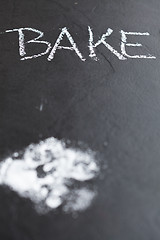 Image showing Icing sugar background