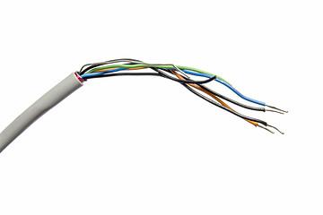 Image showing Colorful cable 