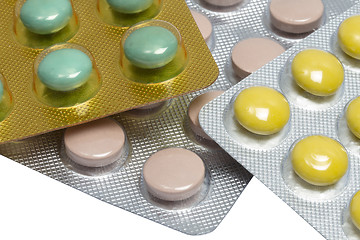 Image showing Colorful pills