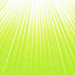 Image showing green star background