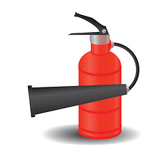 Image showing  fire extinguisher