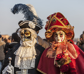 Image showing Venetian Couple