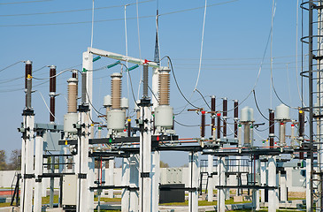 Image showing part of high-voltage substation