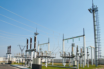 Image showing part of high-voltage substation