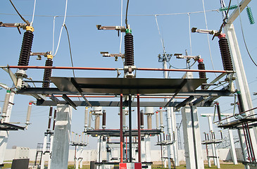 Image showing part of high-voltage substation