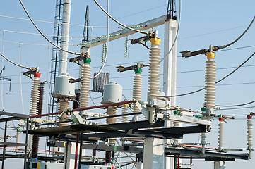 Image showing part of high-voltage substation