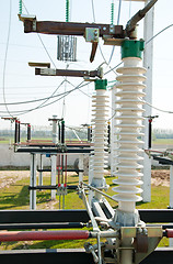 Image showing part of high-voltage substation