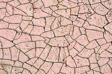 Image showing cracked grunge old wall background