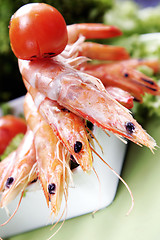 Image showing Prawn Dish