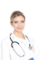 Image showing Young woman doctor or intern