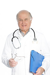 Image showing Old doctor